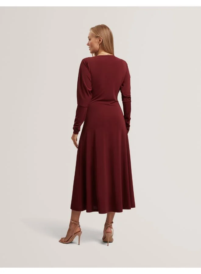 تيد بيكر Wrap Jersey Midi dress